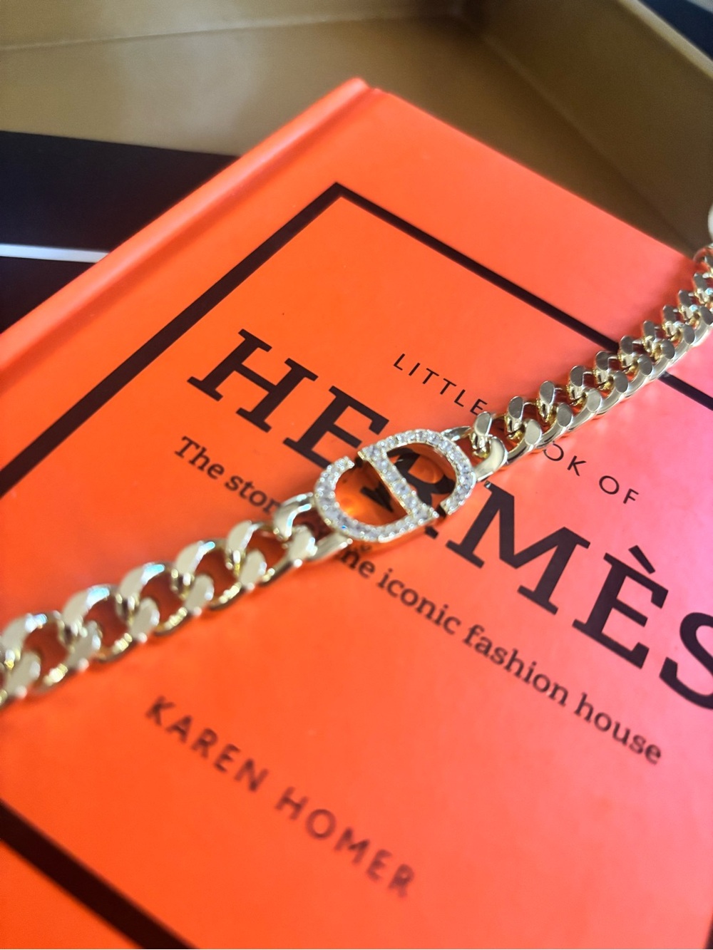 Gold Chain Chocker Necklace